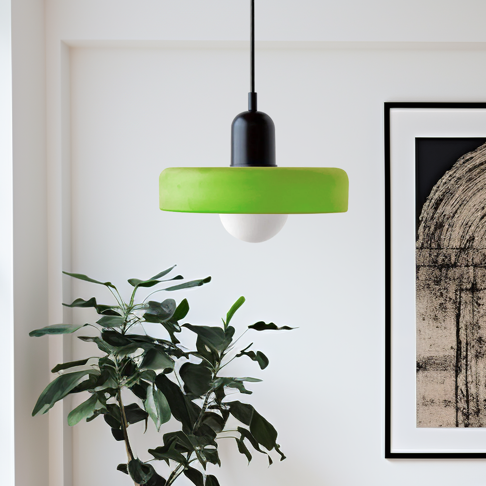 Glass Pendant Lights with Frosted Globe Diffuser and Geometric Design for Modern Living Rooms - Image 24