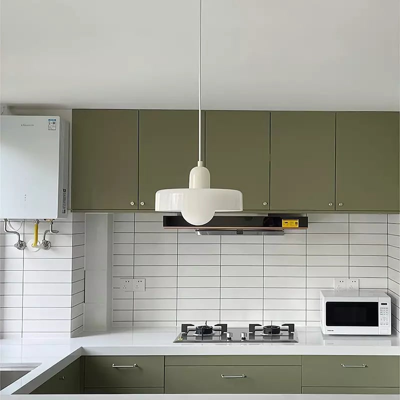 Glass Pendant Lights with Frosted Globe Diffuser and Geometric Design for Modern Living Rooms - Image 26