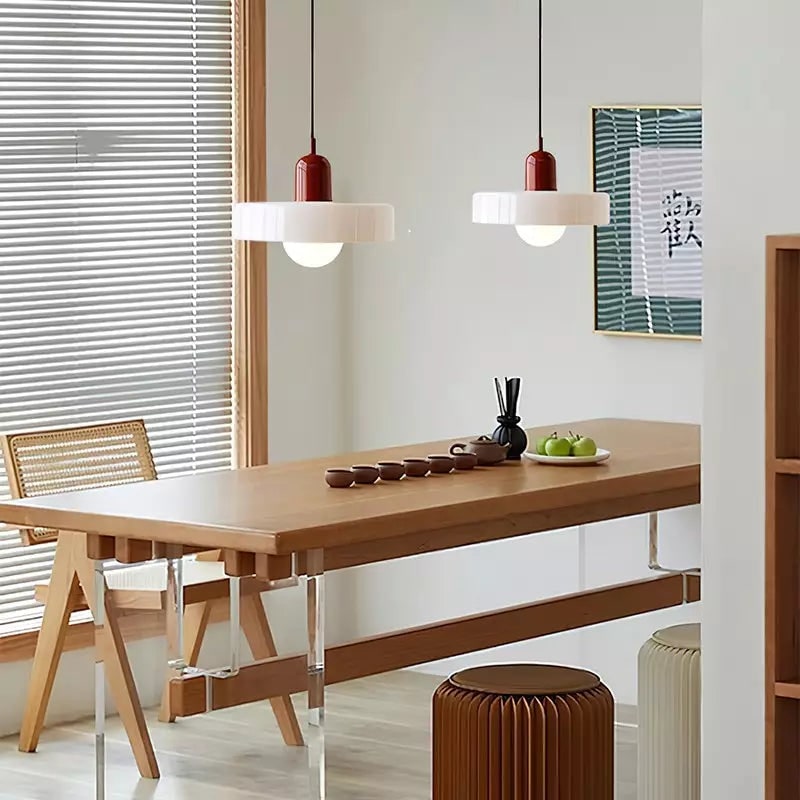 Glass Pendant Lights with Frosted Globe Diffuser and Geometric Design for Modern Living Rooms - Image 33