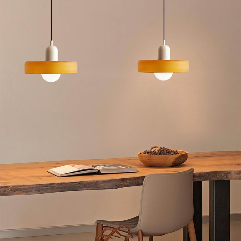 Glass Pendant Lights with Frosted Globe Diffuser and Geometric Design for Modern Living Rooms - Image 35