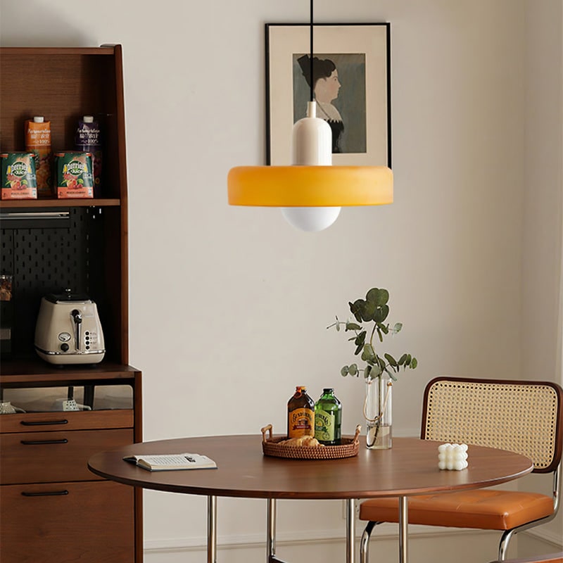 Glass Pendant Lights with Frosted Globe Diffuser and Geometric Design for Modern Living Rooms - Image 37