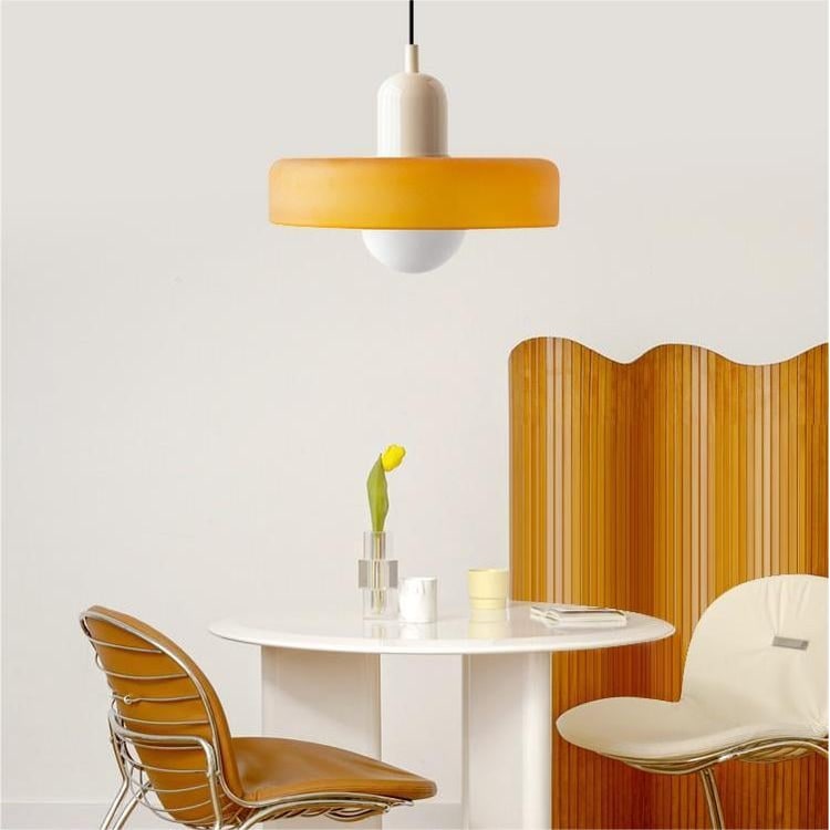 Glass Pendant Lights with Frosted Globe Diffuser and Geometric Design for Modern Living Rooms - Image 38