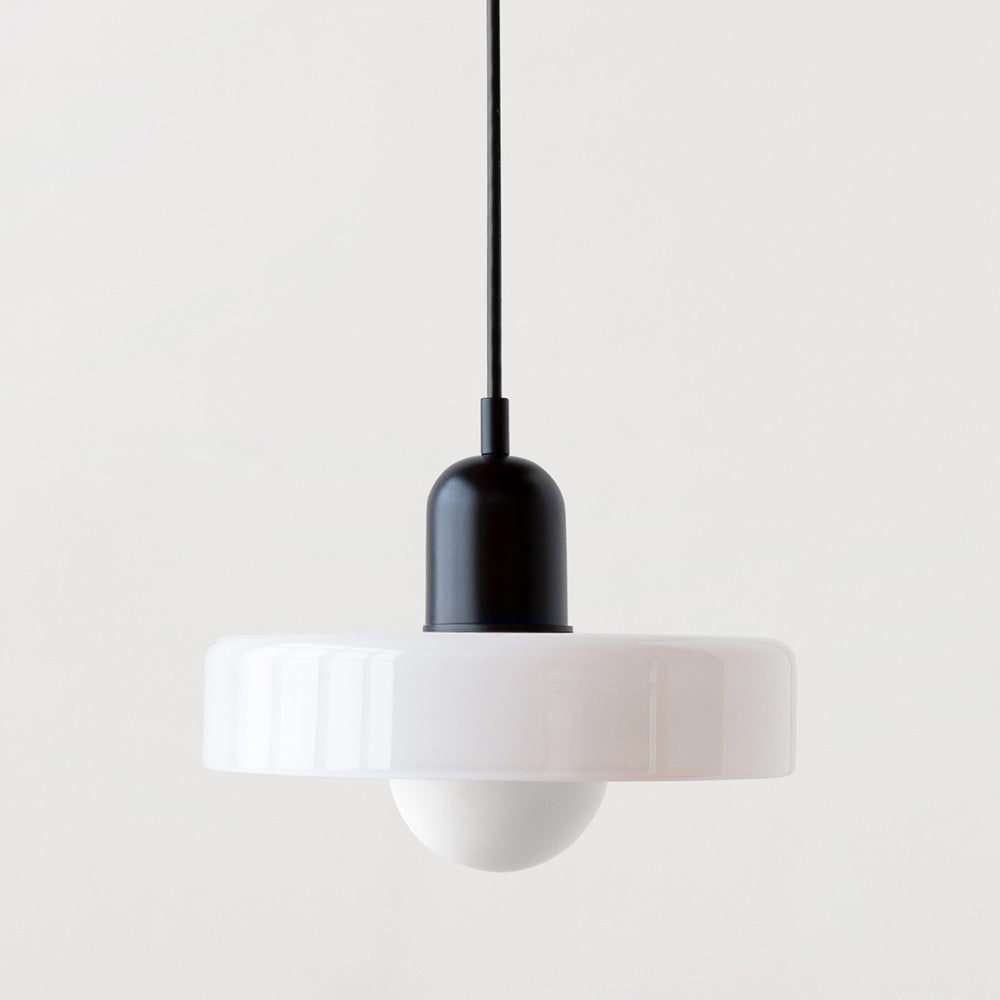 Glass Pendant Lights with Frosted Globe Diffuser and Geometric Design for Modern Living Rooms - Image 4