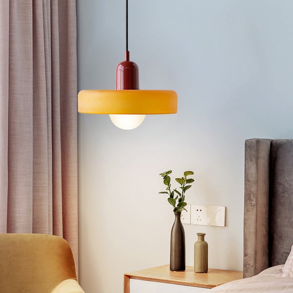 Glass Pendant Lights with Frosted Globe Diffuser and Geometric Design for Modern Living Rooms - Image 44