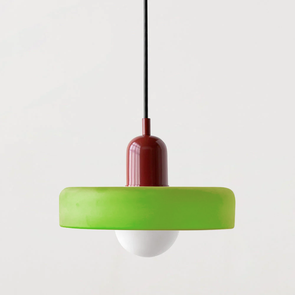 Glass Pendant Lights with Frosted Globe Diffuser and Geometric Design for Modern Living Rooms - Image 8