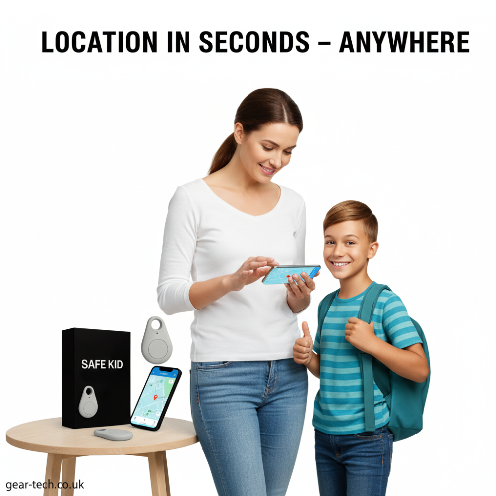 GPS Tracker with Bluetooth App and Water-Resistant Compact Design - Image 2