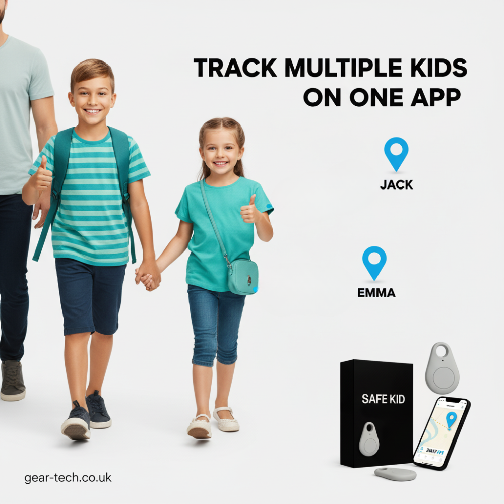 GPS Tracker with Bluetooth App and Water-Resistant Compact Design - Image 8