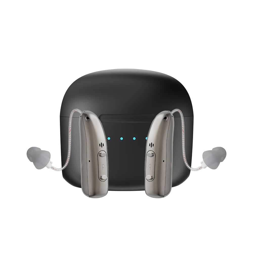 Hearing Aids Rechargeable Behind-The-Ear with Bluetooth Noise Reduction - Image 1
