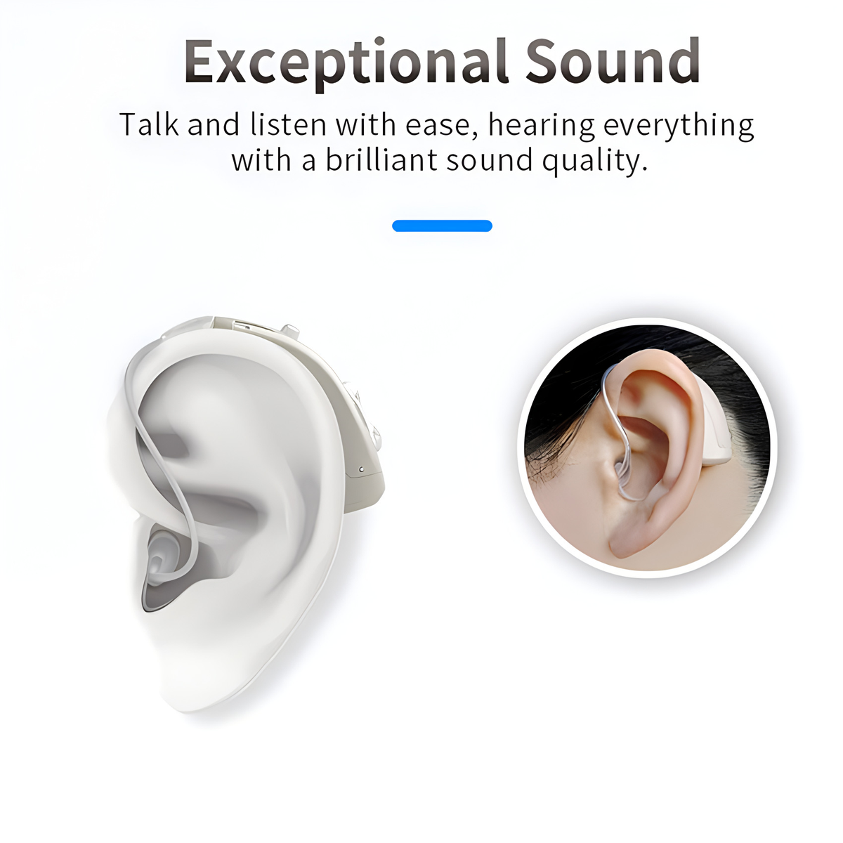 Hearing Aids Rechargeable Behind-The-Ear with Bluetooth Noise Reduction - Image 16