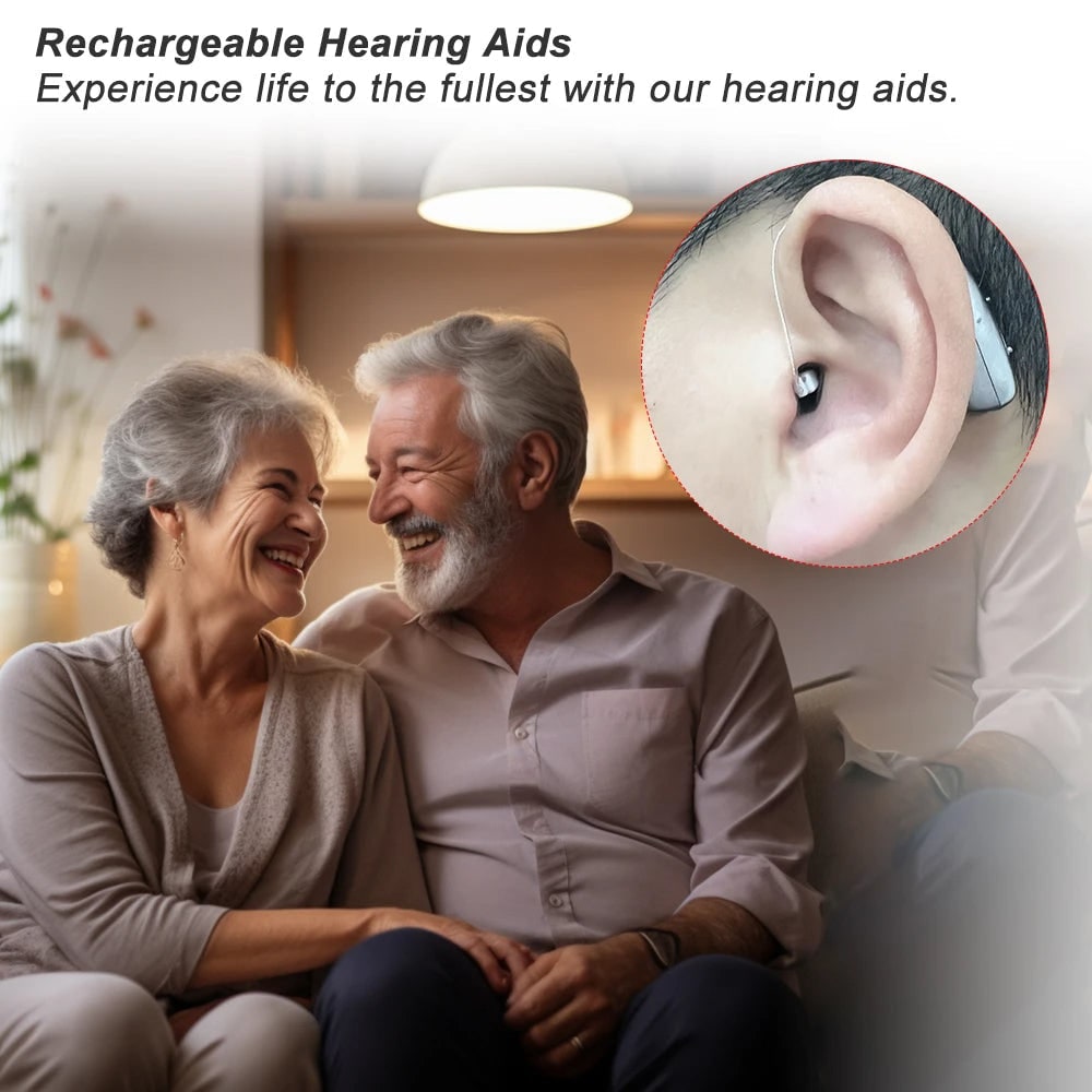 Hearing Aids Rechargeable Behind-The-Ear with Bluetooth Noise Reduction - Image 4