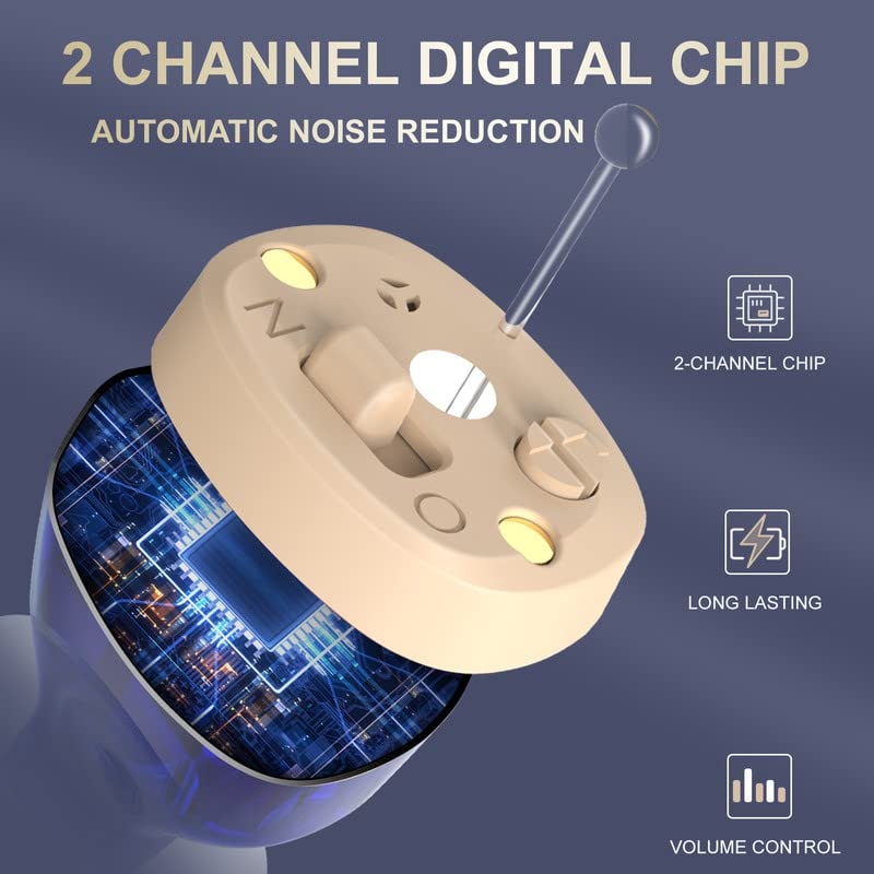 Hearing Aids Rechargeable Behind-The-Ear with Bluetooth Noise Reduction - Image 8