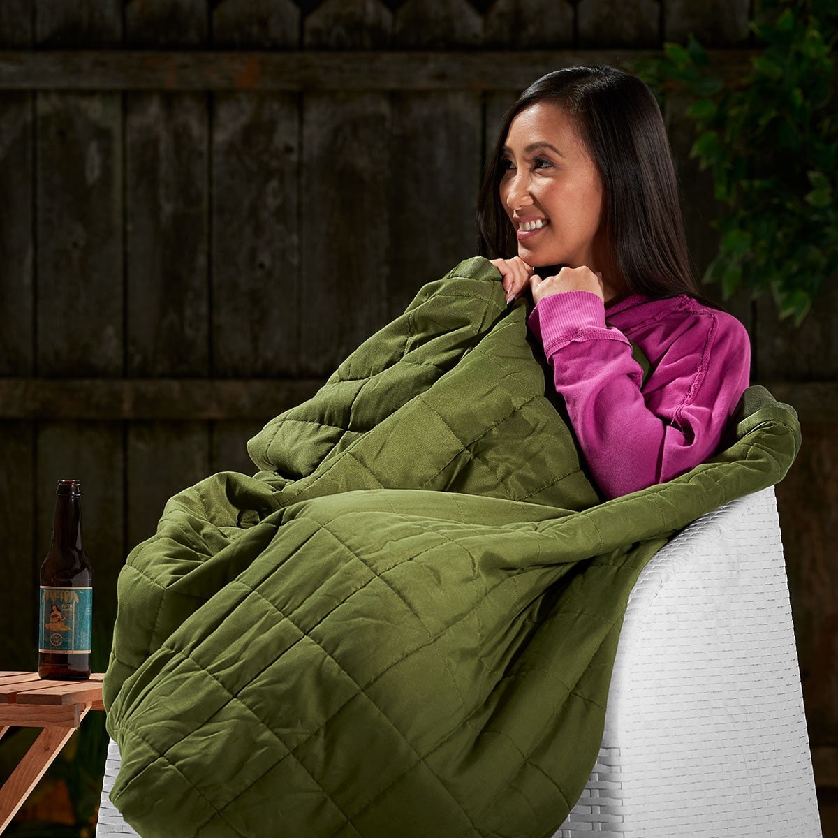 Heated Blanket with Battery Power Bank USB Charging and Three Heat Zones - Image 1