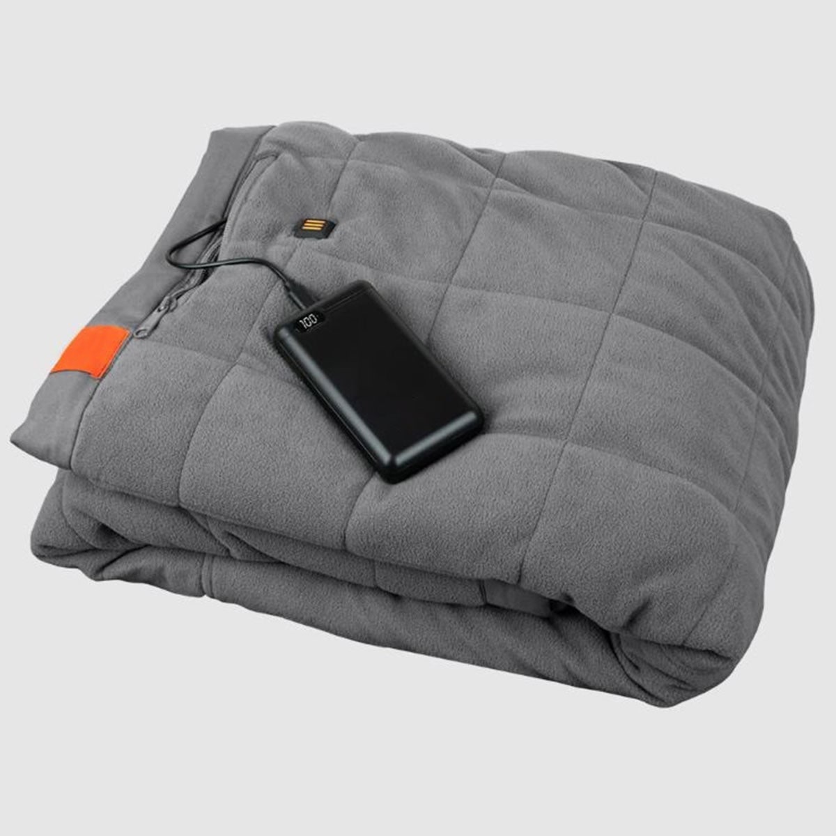 Heated Blanket with Battery Power Bank USB Charging and Three Heat Zones - Image 3
