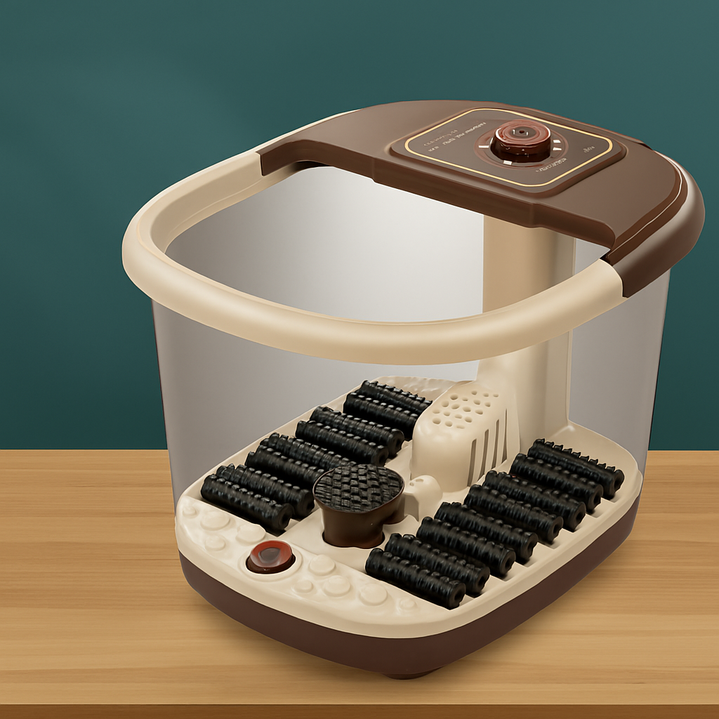 Heated Foot Massager with Massage Rollers and Bath Heating Function - Image 3