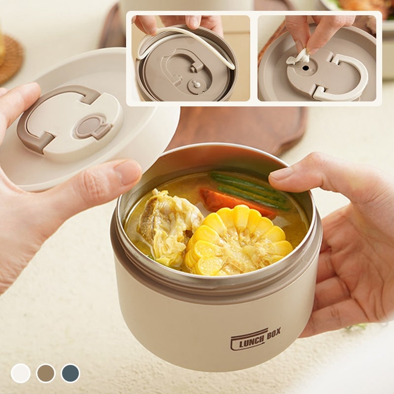 Insulated Lunch Box with Stainless Steel Bento Containers and Thermal Storage Bag - Image 7