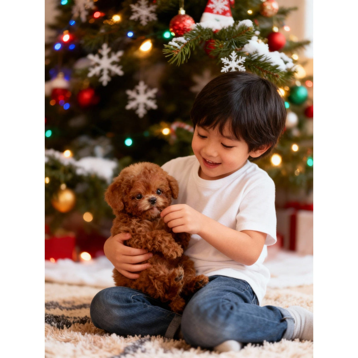 Interactive Toy Dog with Walking and Sound Features Plush Puppy Playmate - Image 4