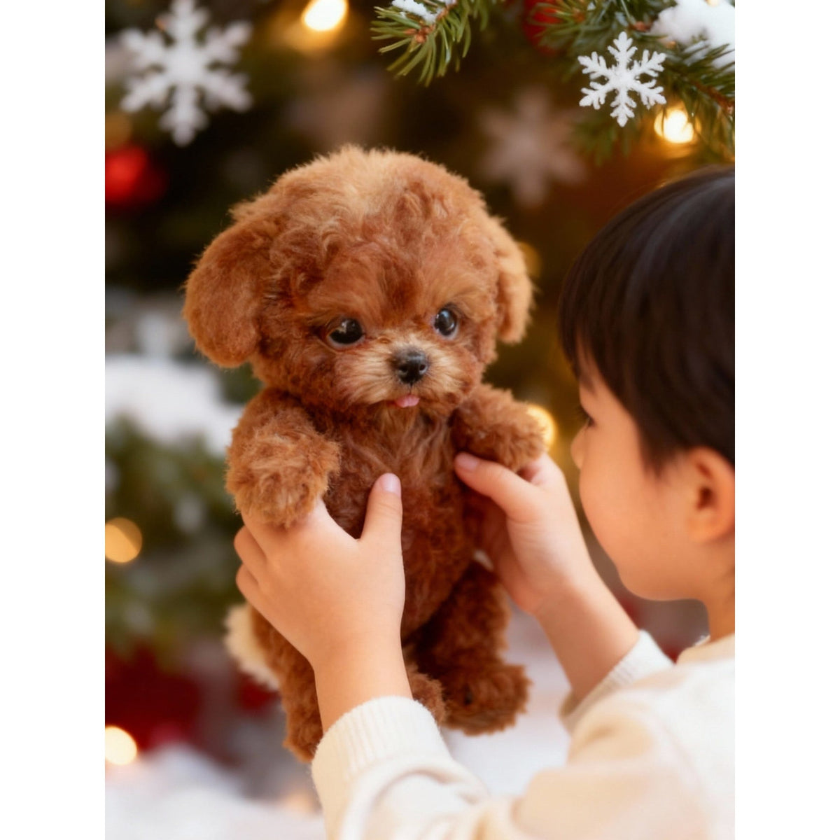 Interactive Toy Dog with Walking and Sound Features Plush Puppy Playmate - Image 5