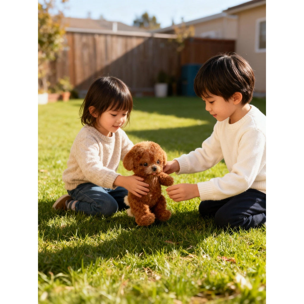 Interactive Toy Dog with Walking and Sound Features Plush Puppy Playmate - Image 6