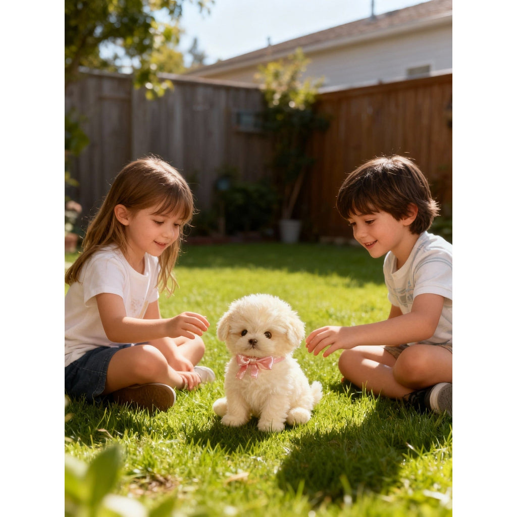 Interactive Toy Dog with Walking and Sound Features Plush Puppy Playmate - Image 7