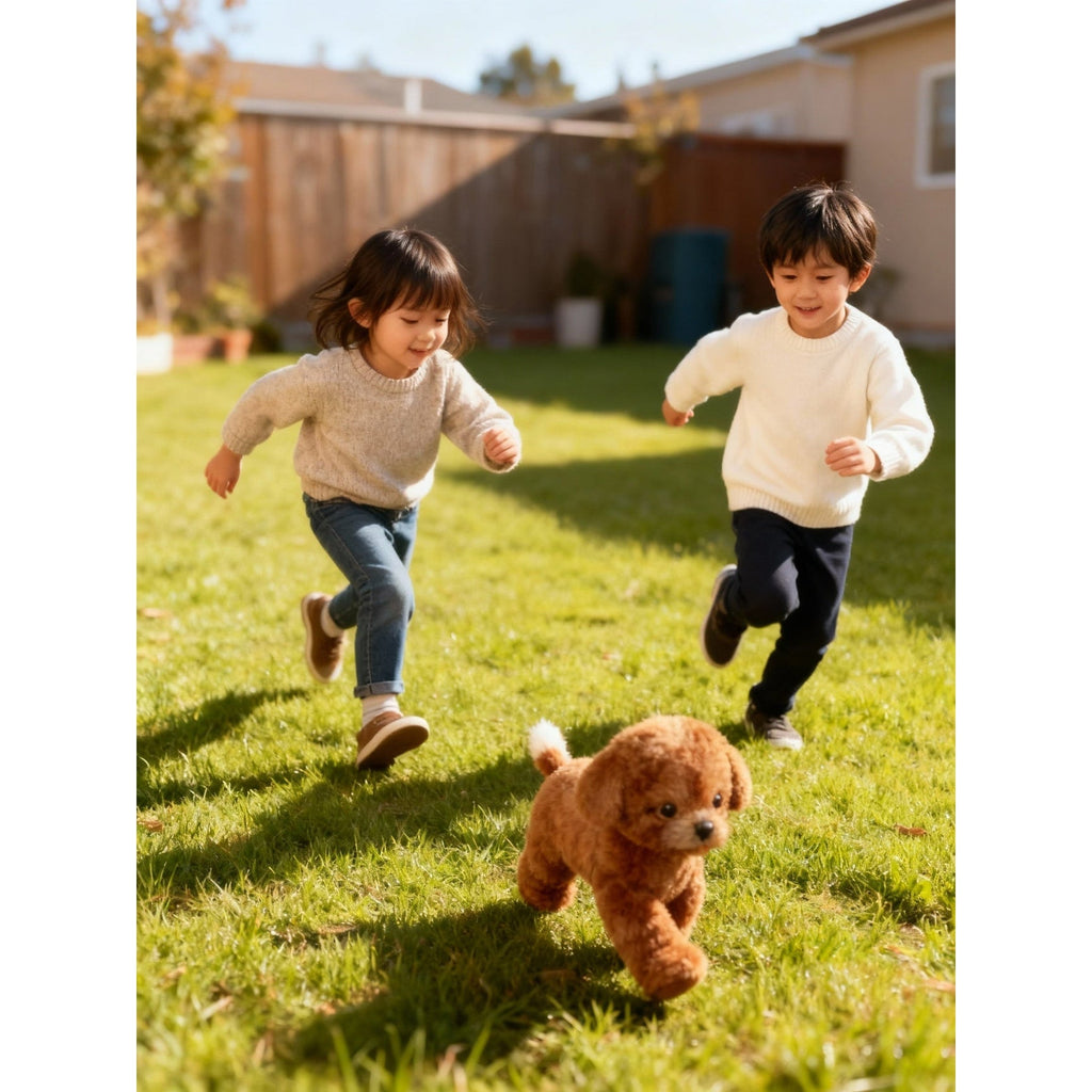 Interactive Toy Dog with Walking and Sound Features Plush Puppy Playmate - Image 9