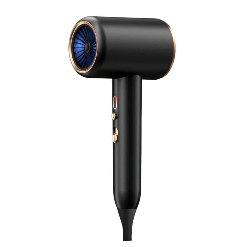 Ionic Hair Dryer with Concentrator Nozzle and Diffuser LED Light Fast Drying - Image 8