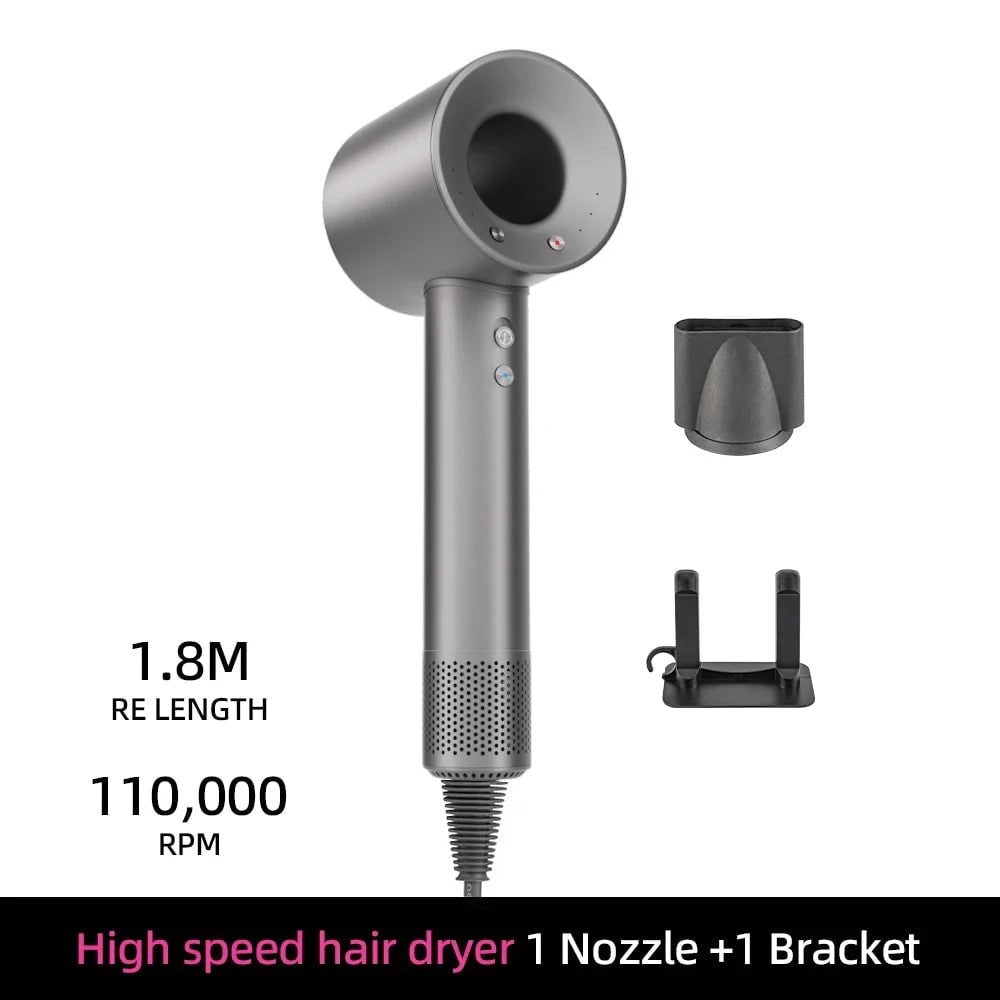 Ionic High Speed Hair Dryer with Magnetic Nozzle and Wall Mount Bracket - Image 9