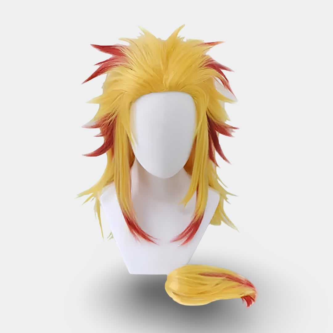 Kids' Anime Cosplay Costume with Flame Pattern Cape and Warrior Character Outfit - Image 9