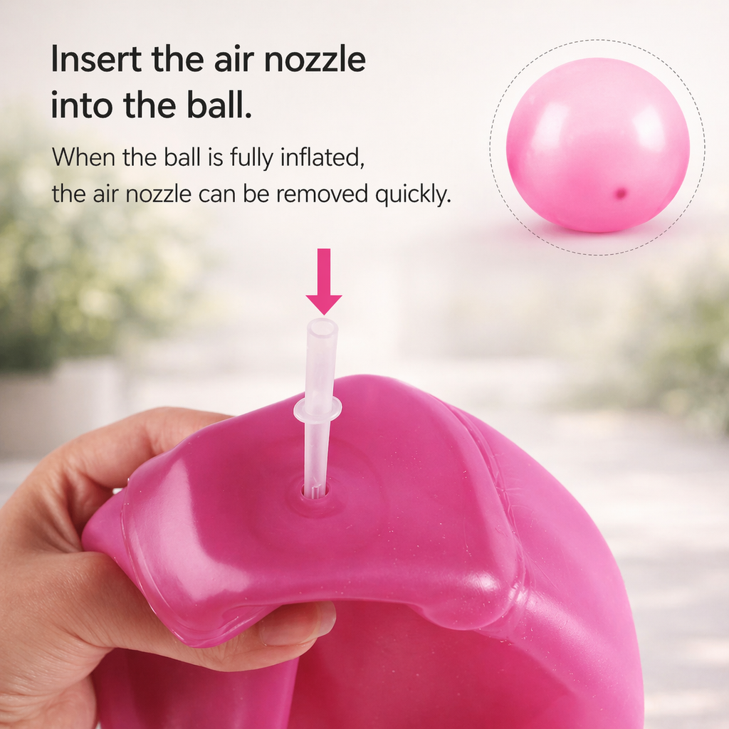 Kids' Balloon Soccer Ball Inflatable Bubble Toy with Self-Sealing Valve for Outdoor Play - Image 11