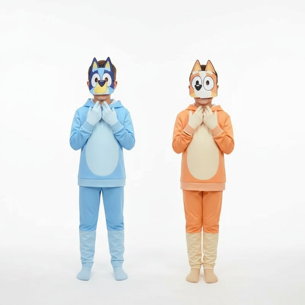 Kids' Book Character Costume with Mask Hoodie and Sweatpants Set for Dress Up - Image 10