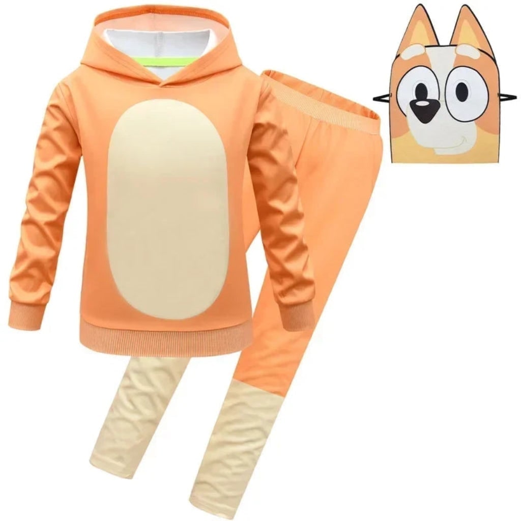 Kids' Book Character Costume with Mask Hoodie and Sweatpants Set for Dress Up - Image 8