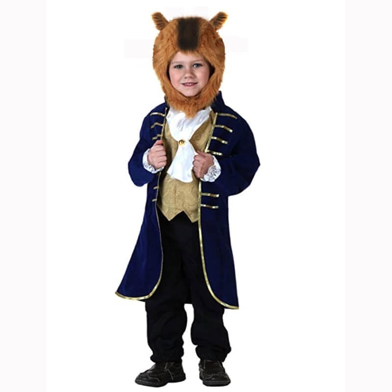 Kids' Plush Animal Costume with Sherpa Fleece Hood Long Sleeves and Hoof - Image 6