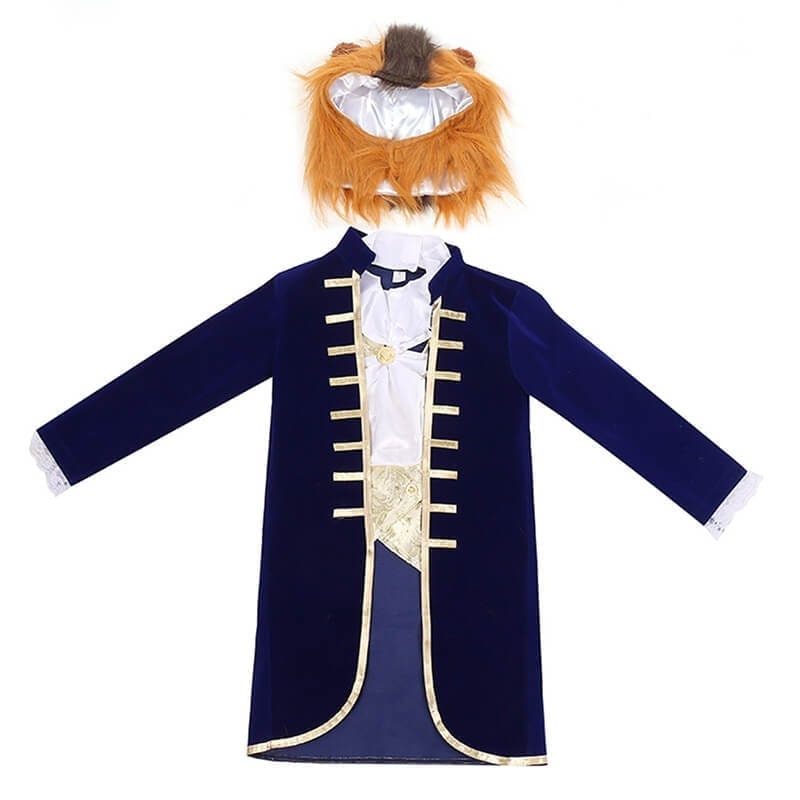 Kids' Plush Animal Costume with Sherpa Fleece Hood Long Sleeves and Hoof - Image 8