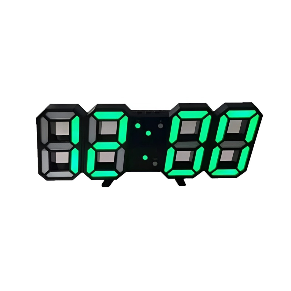 Large Digital LED Wall Clock with 3D Digits Desk Stand and Modern Design - Image 6
