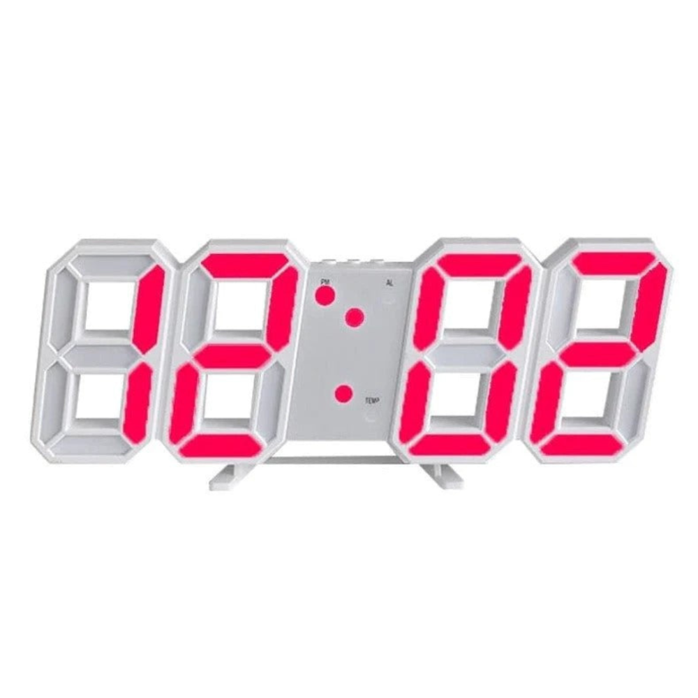 Large Digital LED Wall Clock with 3D Digits Desk Stand and Modern Design - Image 7