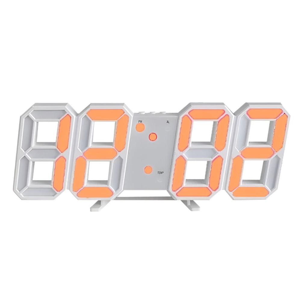 Large Digital LED Wall Clock with 3D Digits Desk Stand and Modern Design - Image 8