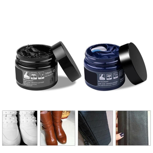 Leather Couch Repair Cream with Scratch Filler and Color Restoration 50ml - Image 1