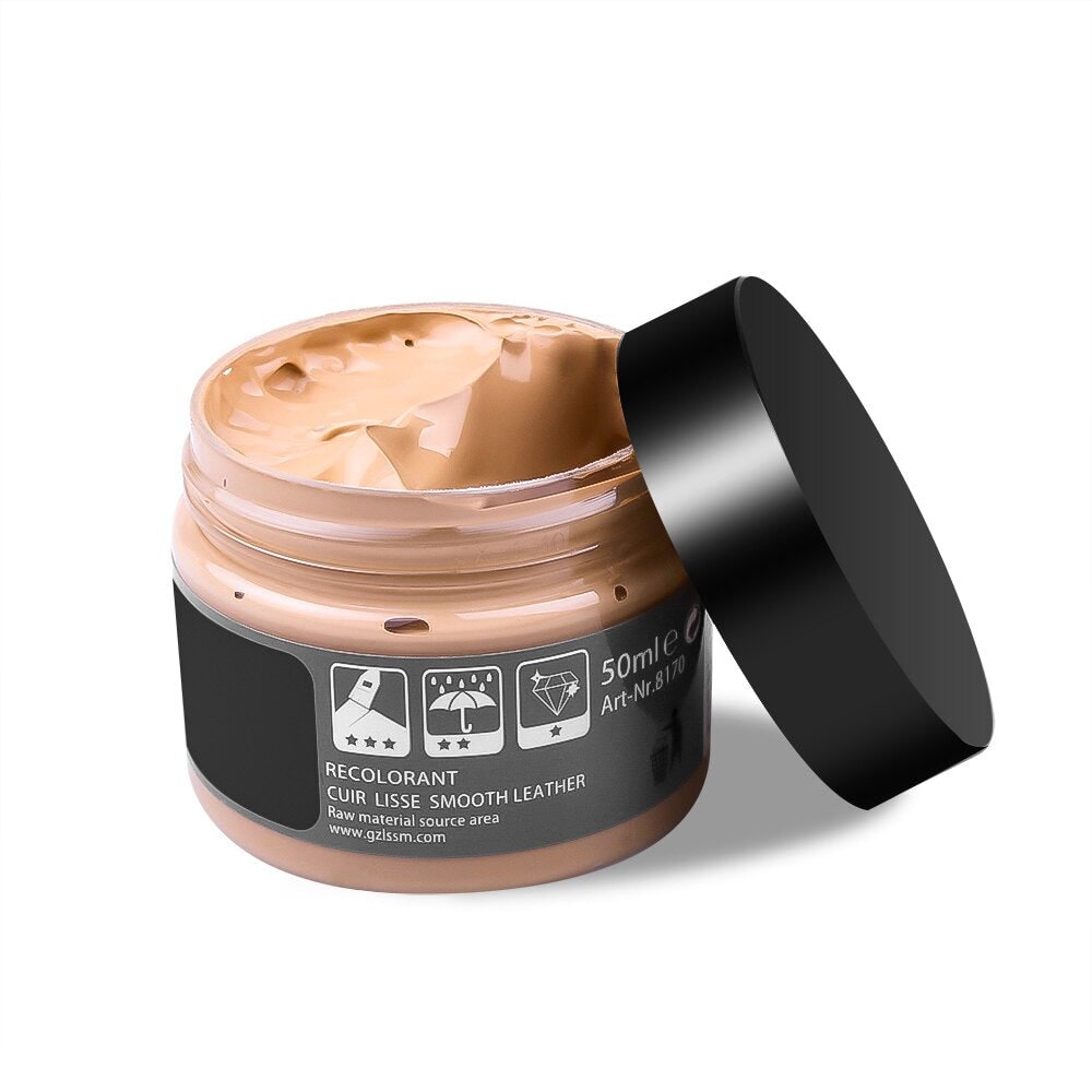 Leather Couch Repair Cream with Scratch Filler and Color Restoration 50ml - Image 8