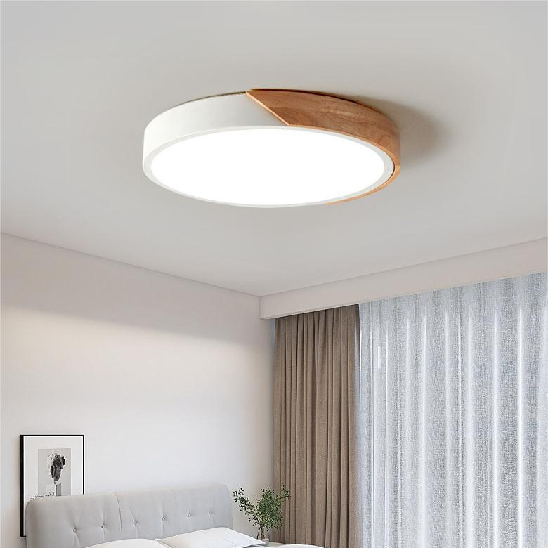 LED Ceiling Light Fixture with Flush Mount and Modern Round Design - Image 2