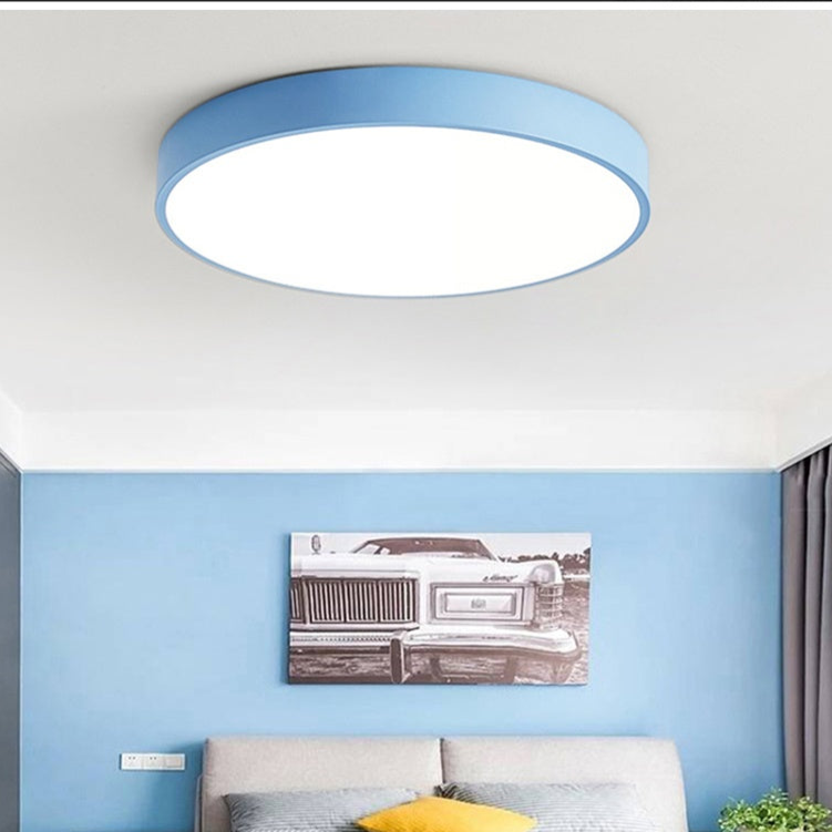LED Ceiling Light Fixture with Flush Mount and Modern Round Design - Image 3