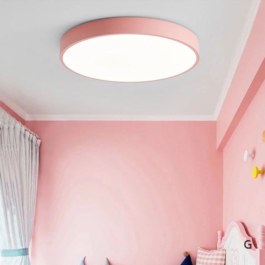 LED Ceiling Light Fixture with Flush Mount and Modern Round Design - Image 4