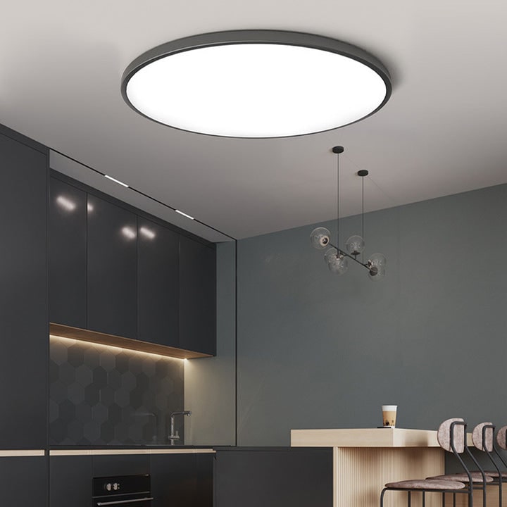 LED Ceiling Light Fixture with Flush Mount and Round Surface-Mount Design - Image 12