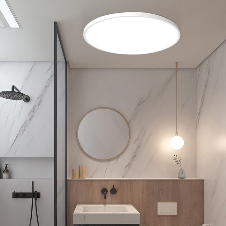 LED Ceiling Light Fixture with Flush Mount and Round Surface-Mount Design - Image 14