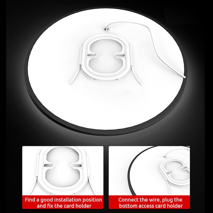 LED Ceiling Light Fixture with Flush Mount and Round Surface-Mount Design - Image 24