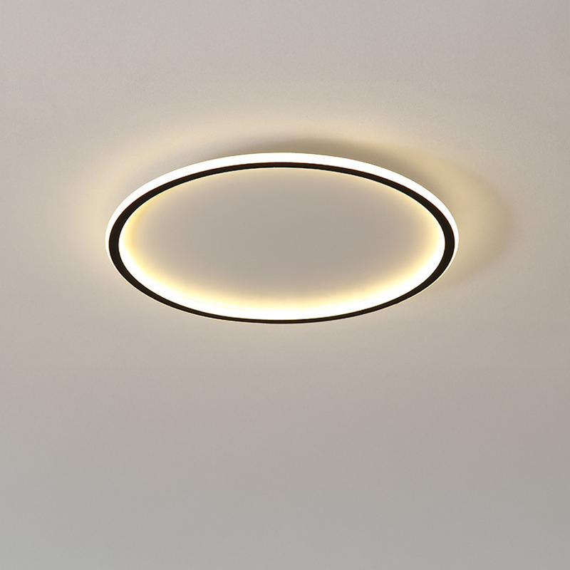 LED Ceiling Light Fixture with Round Ring Design Modern Flush Mount Dimmable - Image 10