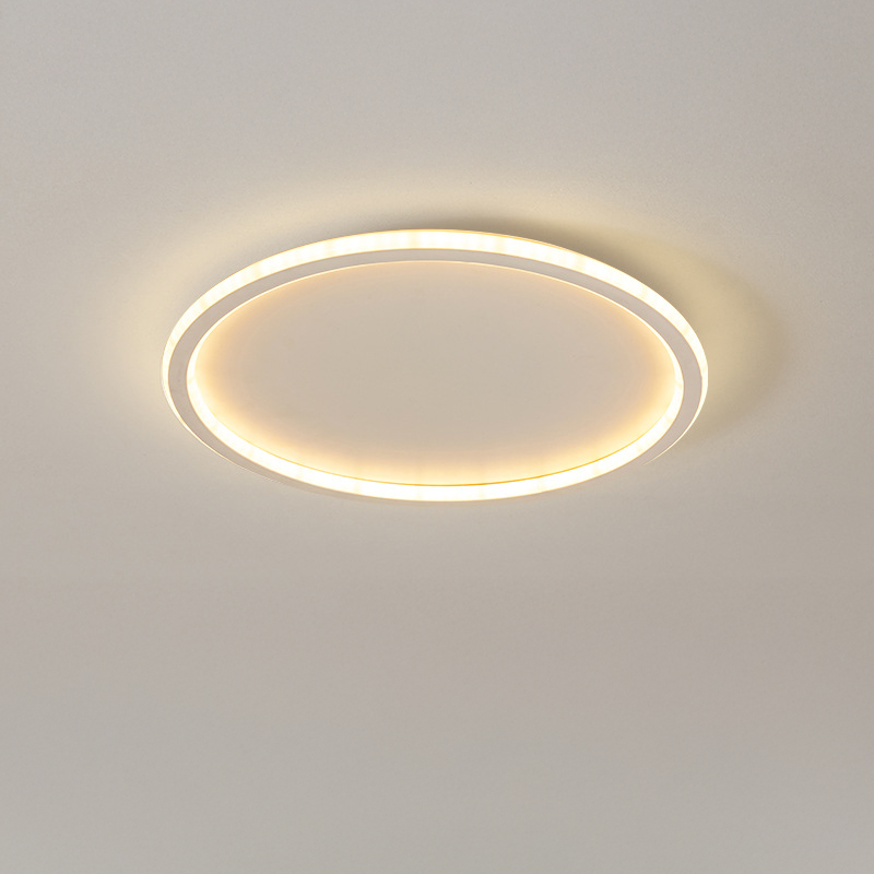 LED Ceiling Light Fixture with Round Ring Design Modern Flush Mount Dimmable - Image 9