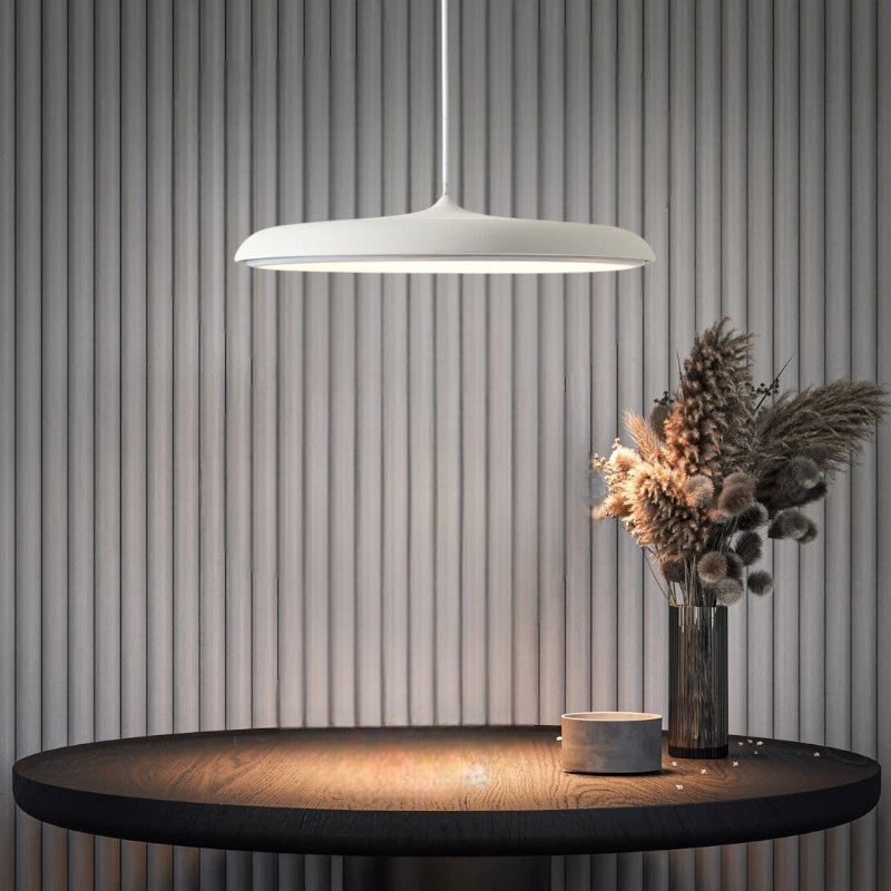 LED Pendant Lights with Minimalist Saucer Design and Adjustable Cord - Image 6
