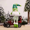 Light Up Christmas Gnome with Plush Body Knit Snowflake Hat and Warm LED Glow - Image 10