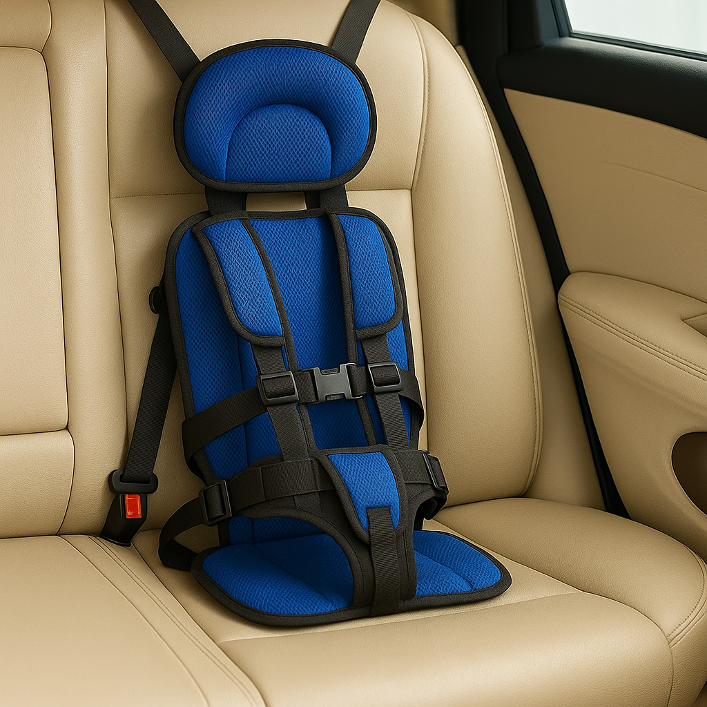 Lightweight Car Seat with Portable Travel Design and Padded Harness for Kids - Image 1