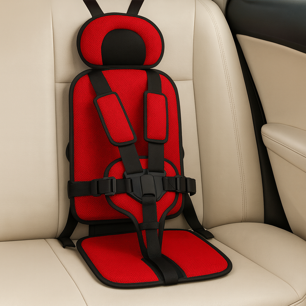 Lightweight Car Seat with Portable Travel Design and Padded Harness for Kids - Image 2
