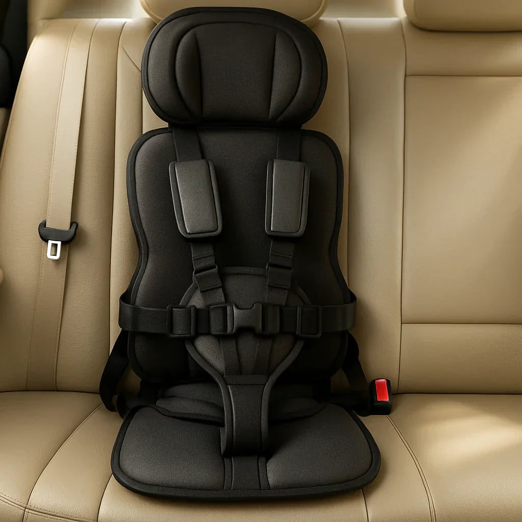 Lightweight Car Seat with Portable Travel Design and Padded Harness for Kids - Image 4